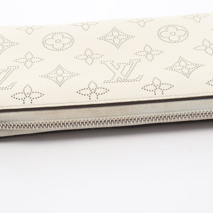 ジッピーウォレット マヒナ ブロン ラウンドファスナー長財布 レザー オフホワイト ルイヴィトン 財布・小物 LOUIS VUITTON