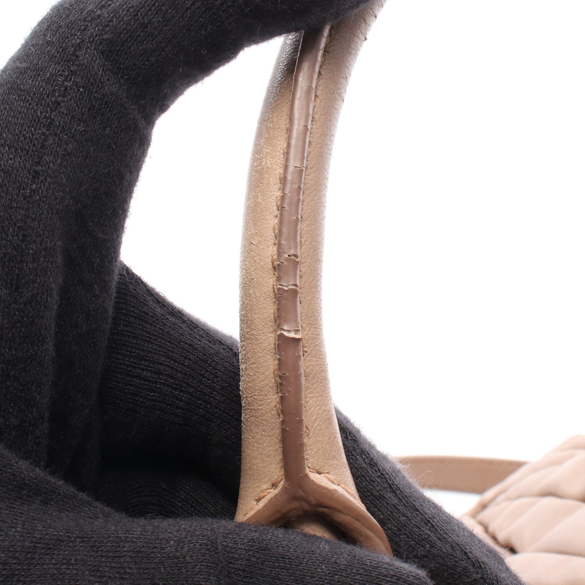 マテラッセ 2WAY ハンドバッグ レザー ピンクベージュ ミュウミュウ バッグ miu miu