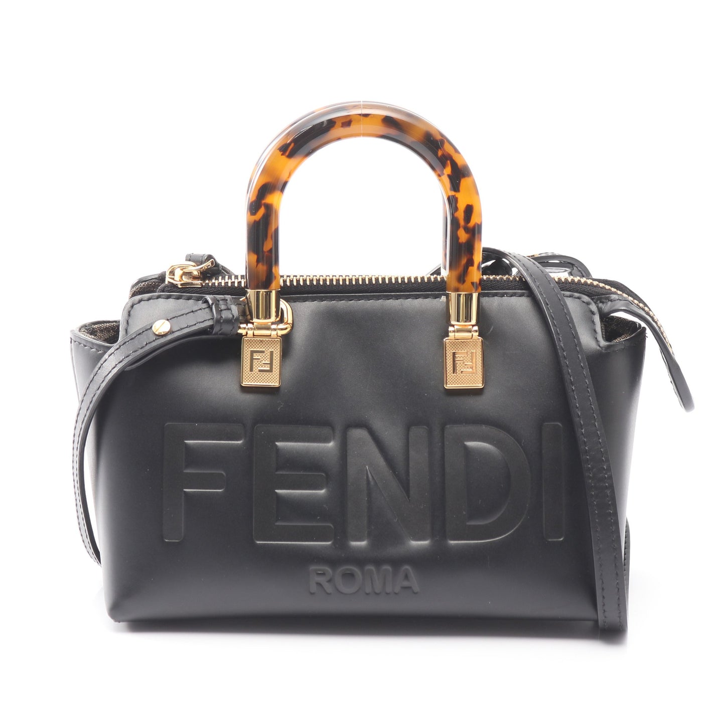 バイザウェイ ミニ 2WAY ハンドバッグ レザー ブラック フェンディ バッグ FENDI