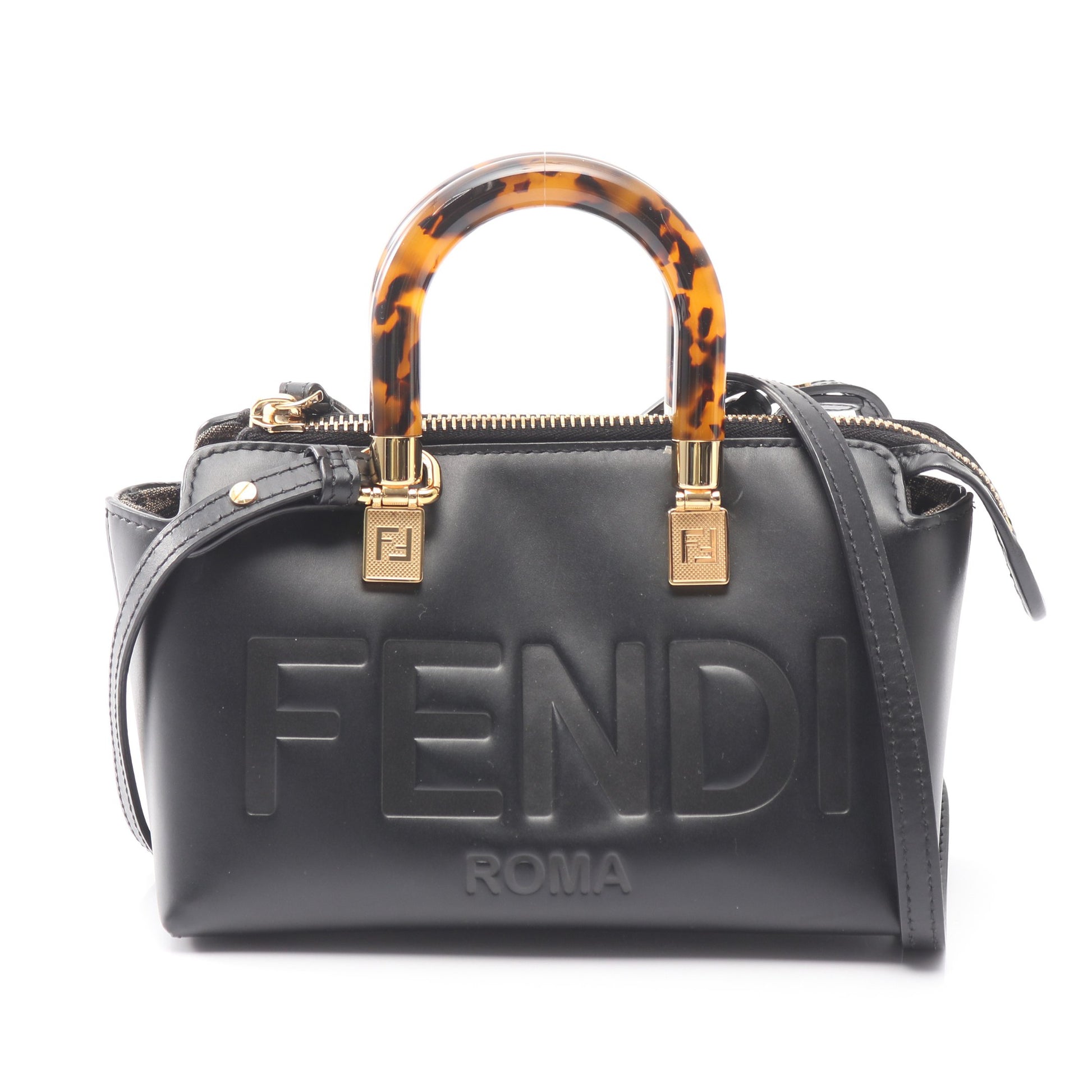 バイザウェイ ミニ 2WAY ハンドバッグ レザー ブラック フェンディ バッグ FENDI