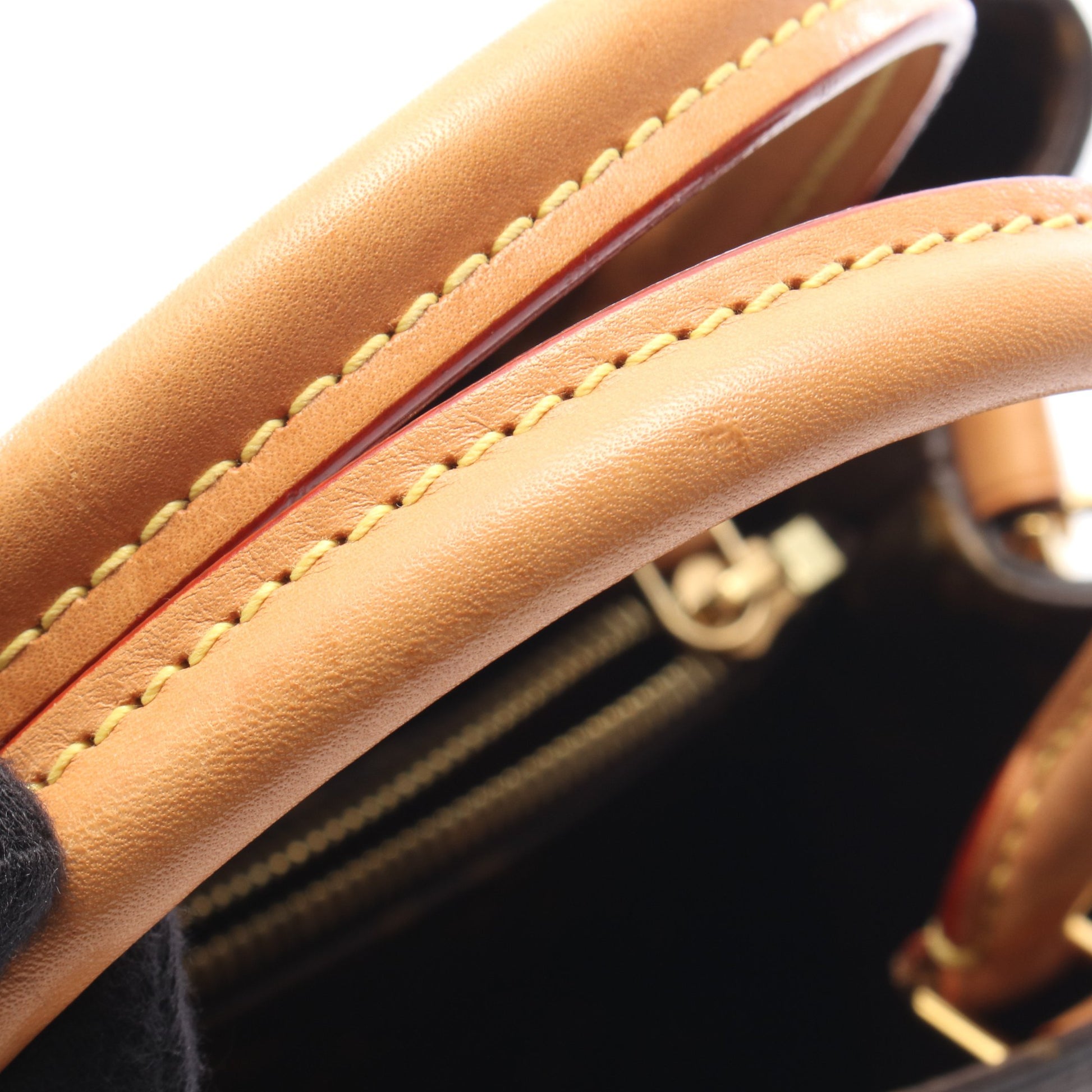 モンテーニュMM モノグラム 2WAY ハンドバッグ PVC レザー ブラウン ルイヴィトン バッグ LOUIS VUITTON