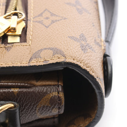 ポシェット メティス MM モノグラムリバース 2WAY ハンドバッグ PVC レザー ブラウン ブラック ルイヴィトン バッグ LOUIS VUITTON