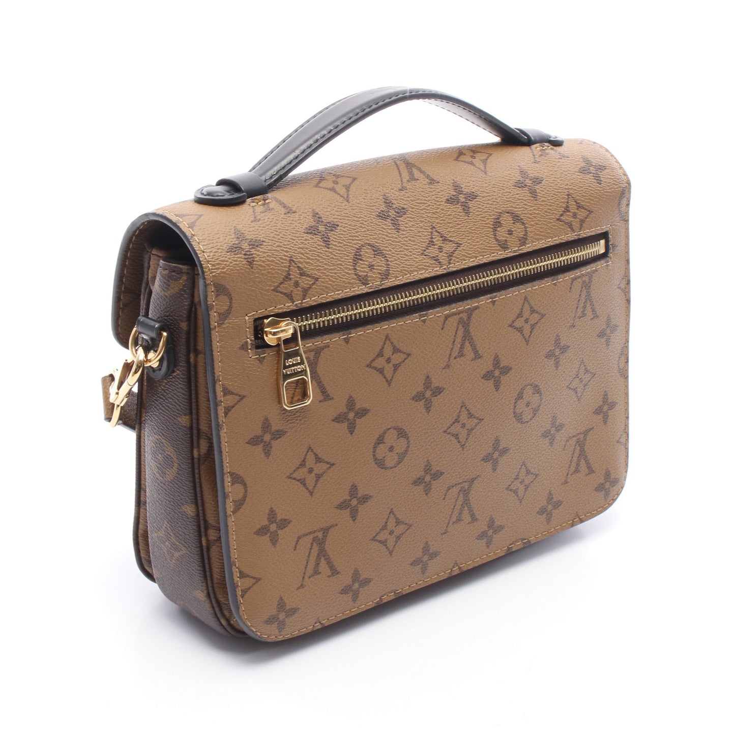 ポシェット メティス MM モノグラムリバース 2WAY ハンドバッグ PVC レザー ブラウン ブラック ルイヴィトン バッグ LOUIS VUITTON