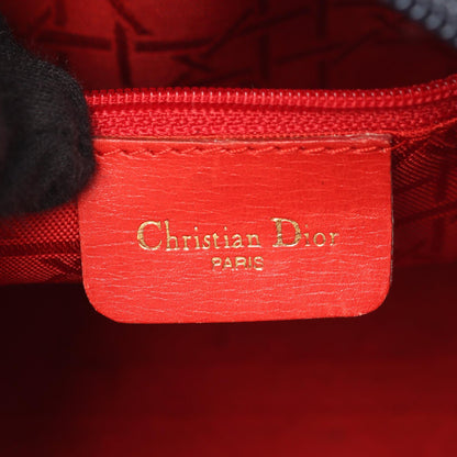 LADY DIOR レディディオール カナージュ 2WAY ハンドバッグ ナイロン エナメルレザー ダークネイビー クリスチャンディオール バッグ Christian Dior