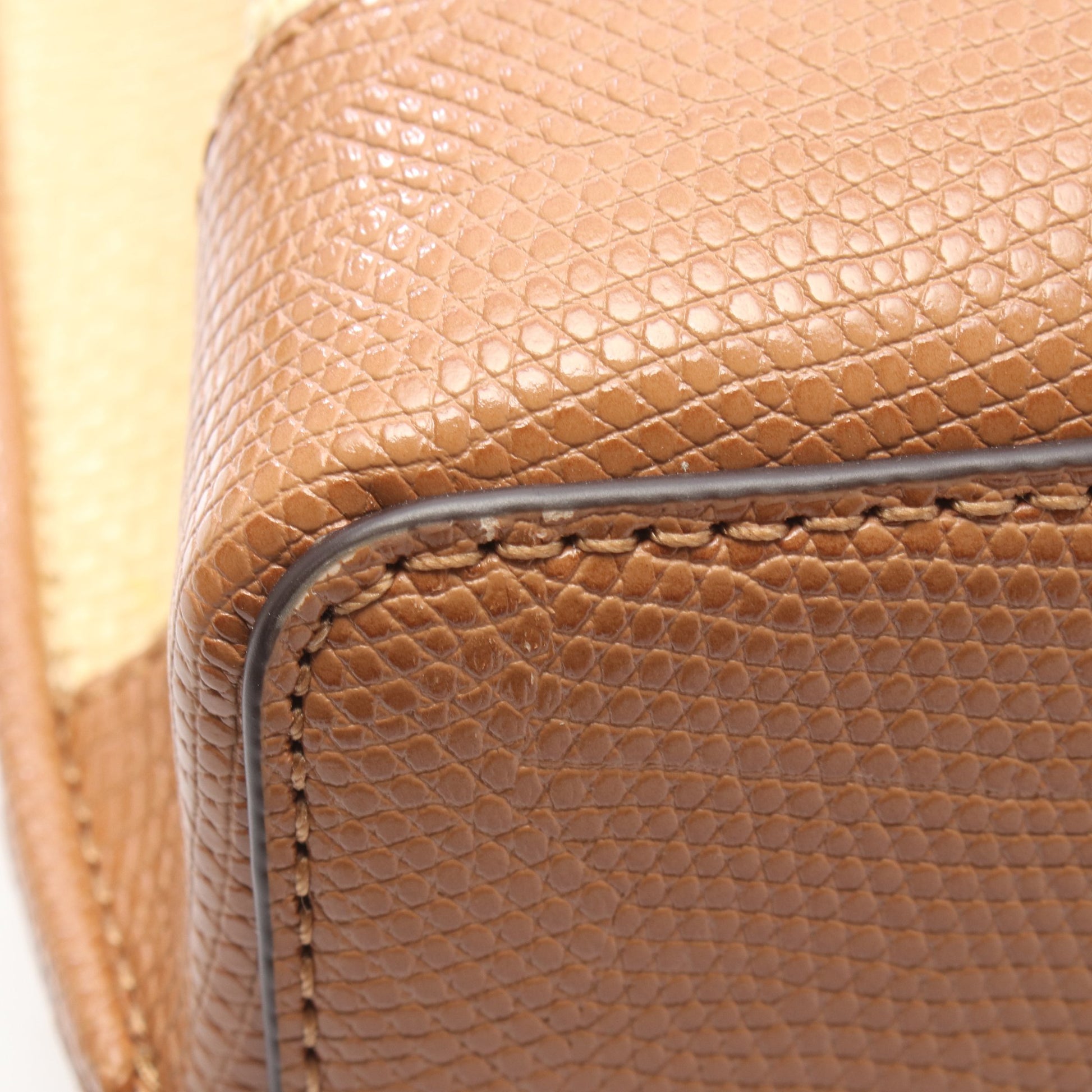 Emilia Small Satchel 2WAY ハンドバッグ ラフィア レザー ベージュ ブラウン マイケルコース バッグ MICHAEL KORS