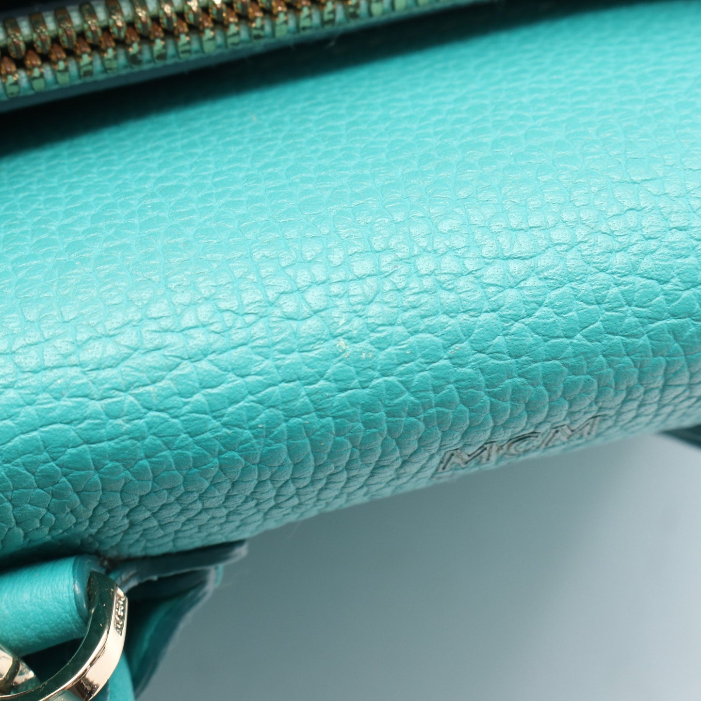 MILLA ミラ 2WAY ハンドバッグ レザー グリーン エムシーエム バッグ MCM