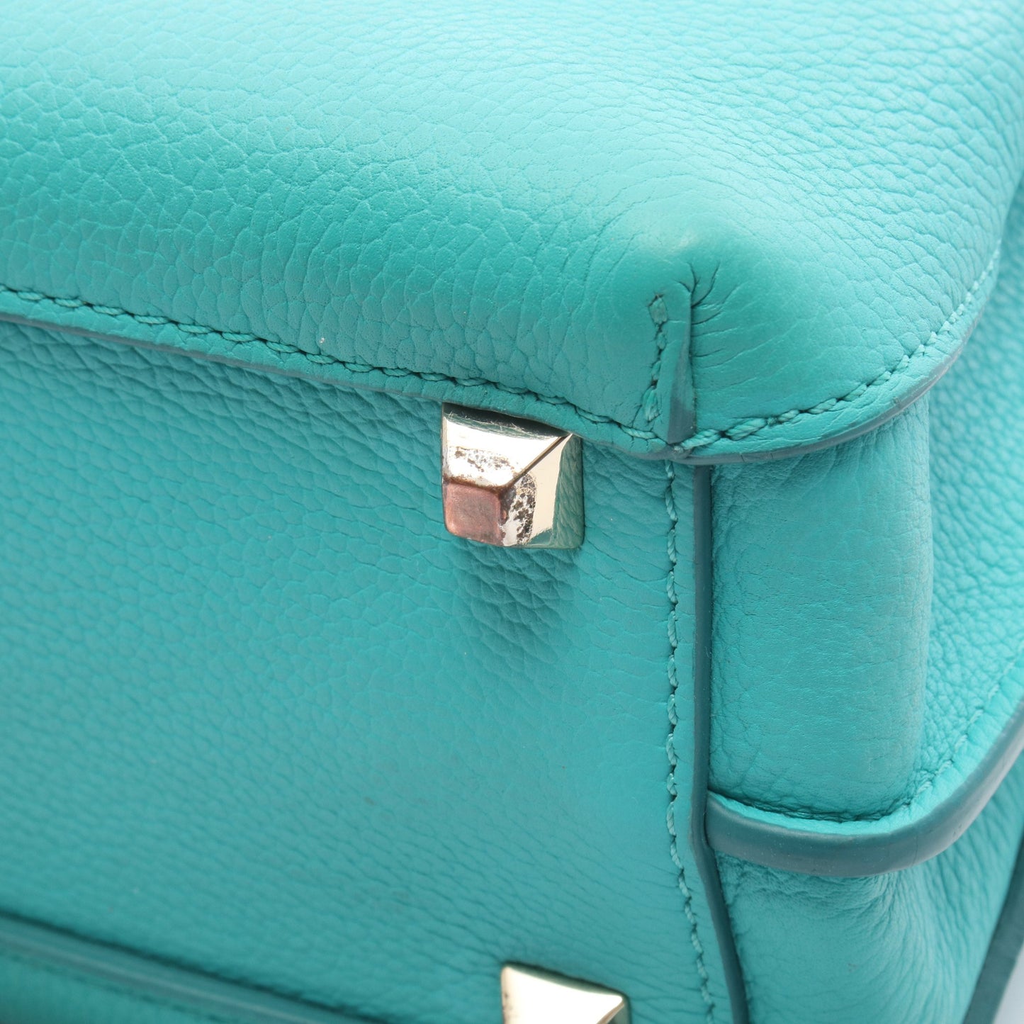 MILLA ミラ 2WAY ハンドバッグ レザー グリーン エムシーエム バッグ MCM