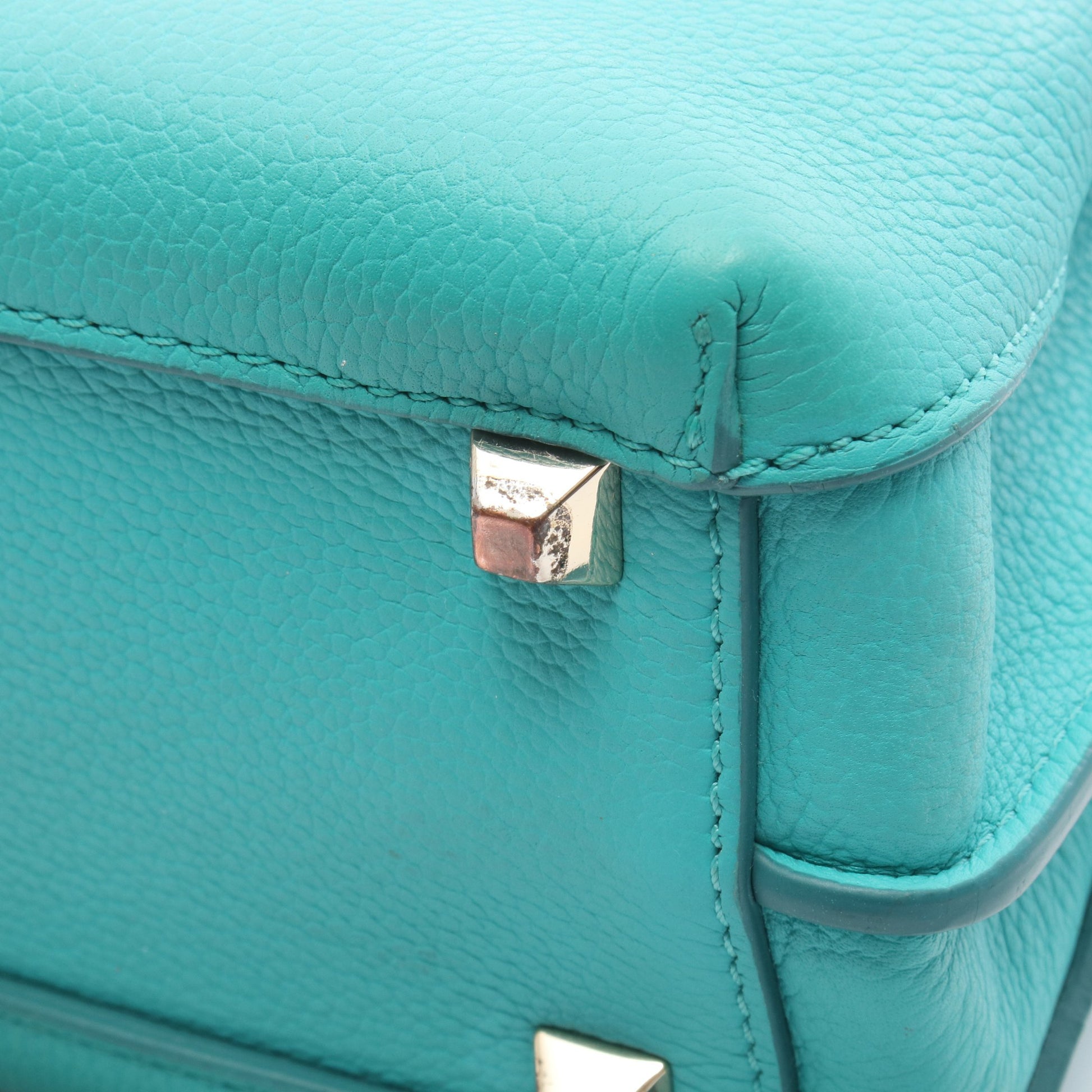 MILLA ミラ 2WAY ハンドバッグ レザー グリーン エムシーエム バッグ MCM