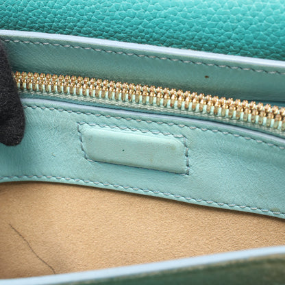 MILLA ミラ 2WAY ハンドバッグ レザー グリーン エムシーエム バッグ MCM