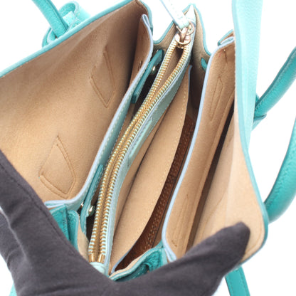 MILLA ミラ 2WAY ハンドバッグ レザー グリーン エムシーエム バッグ MCM