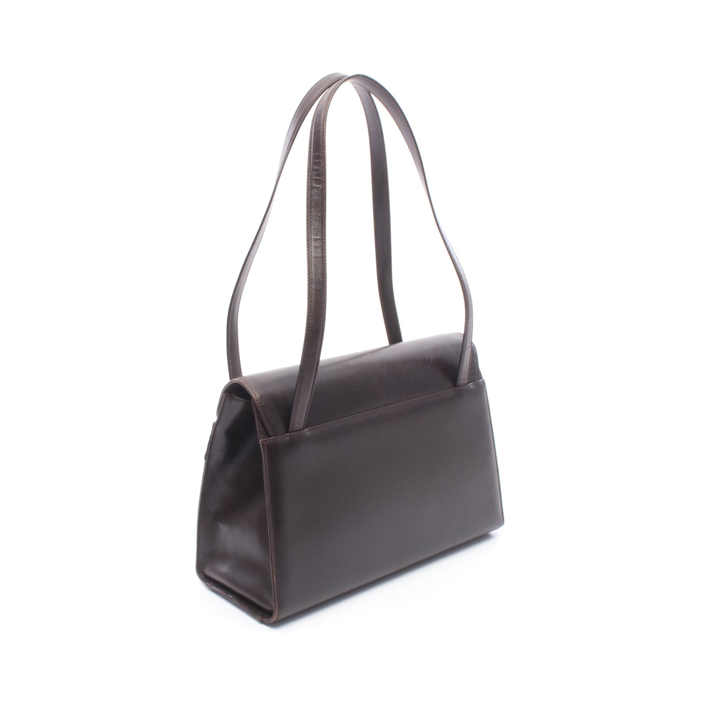 ヴァラリボン ショルダーバッグ レザー ダークブラウン サルヴァトーレフェラガモ バッグ Salvatore Ferragamo