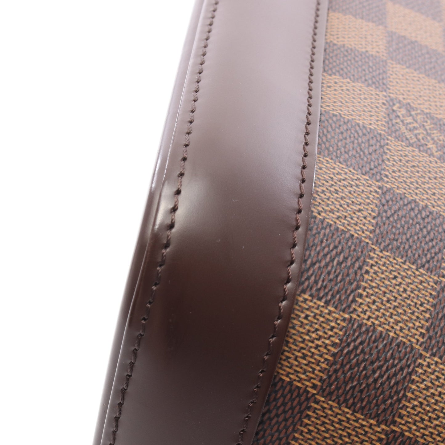 アルマ ダミエエベヌ ハンドバッグ PVC レザー ブラウン ルイヴィトン バッグ LOUIS VUITTON