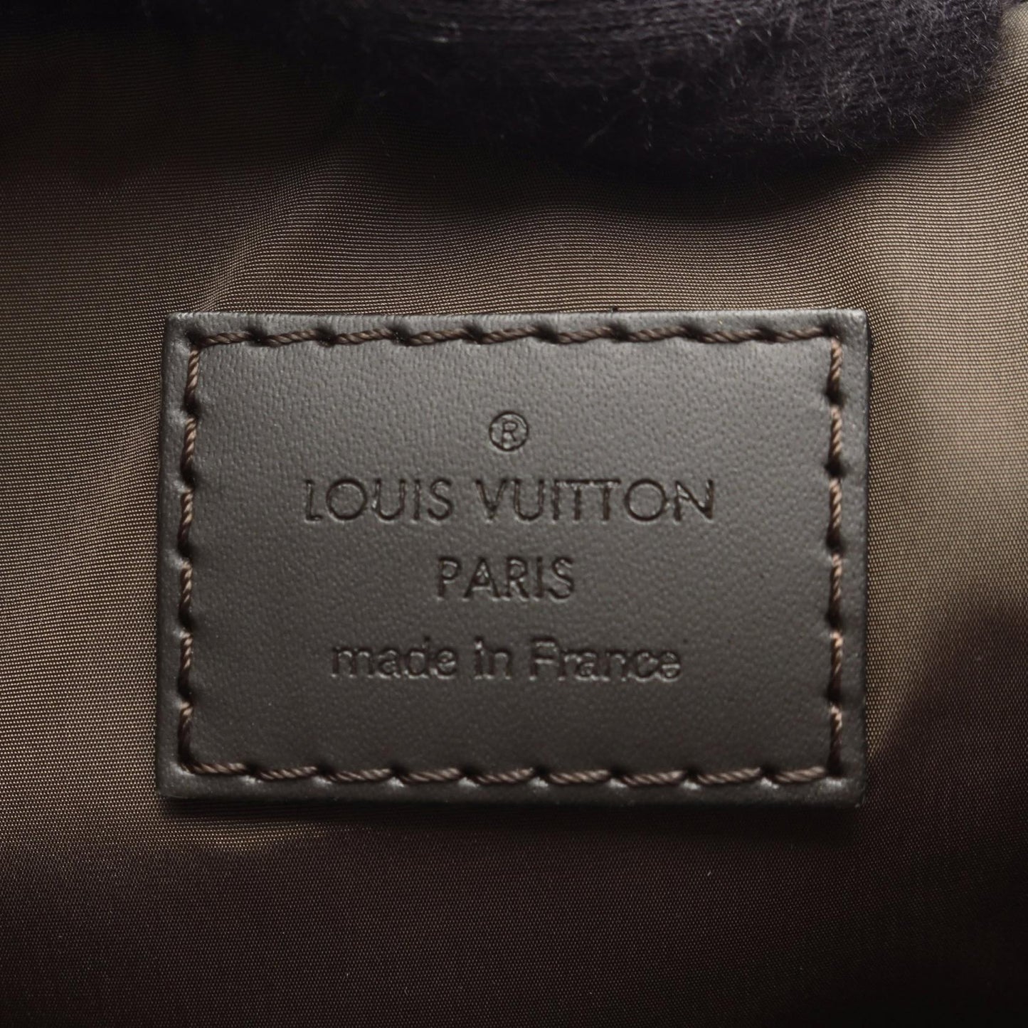 トゥルース アルバトロス ダミエジェアン ノワール ポーチ キャンバス レザー ブラック ルイヴィトン 財布・小物 LOUIS VUITTON