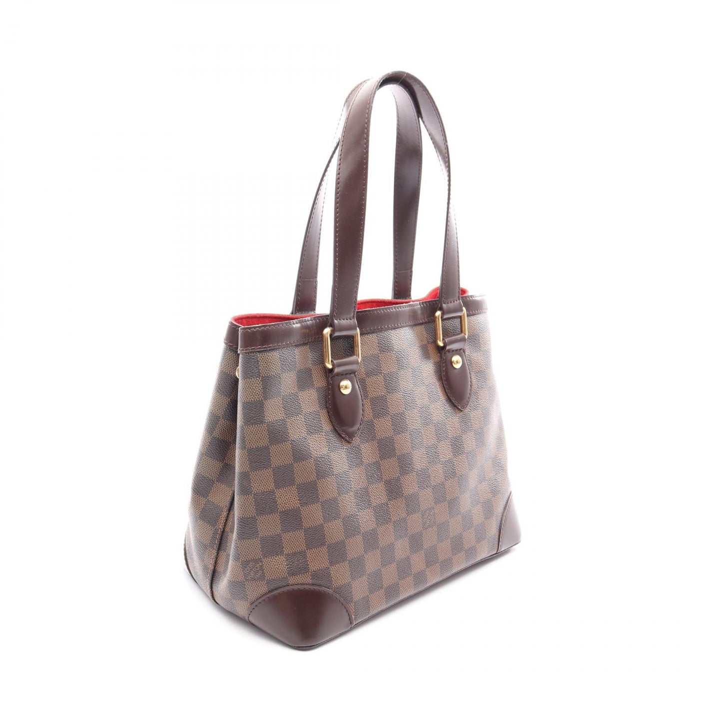 ハムステッドPM ダミエエベヌ ハンドバッグ トートバッグ PVC レザー ブラウン ルイヴィトン バッグ LOUIS VUITTON