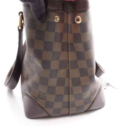 ハムステッドPM ダミエエベヌ ハンドバッグ トートバッグ PVC レザー ブラウン ルイヴィトン バッグ LOUIS VUITTON