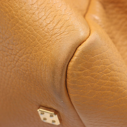 アナグラム ハンドバッグ ミニボストンバッグ レザー イエローブラウン ロエベ バッグ LOEWE