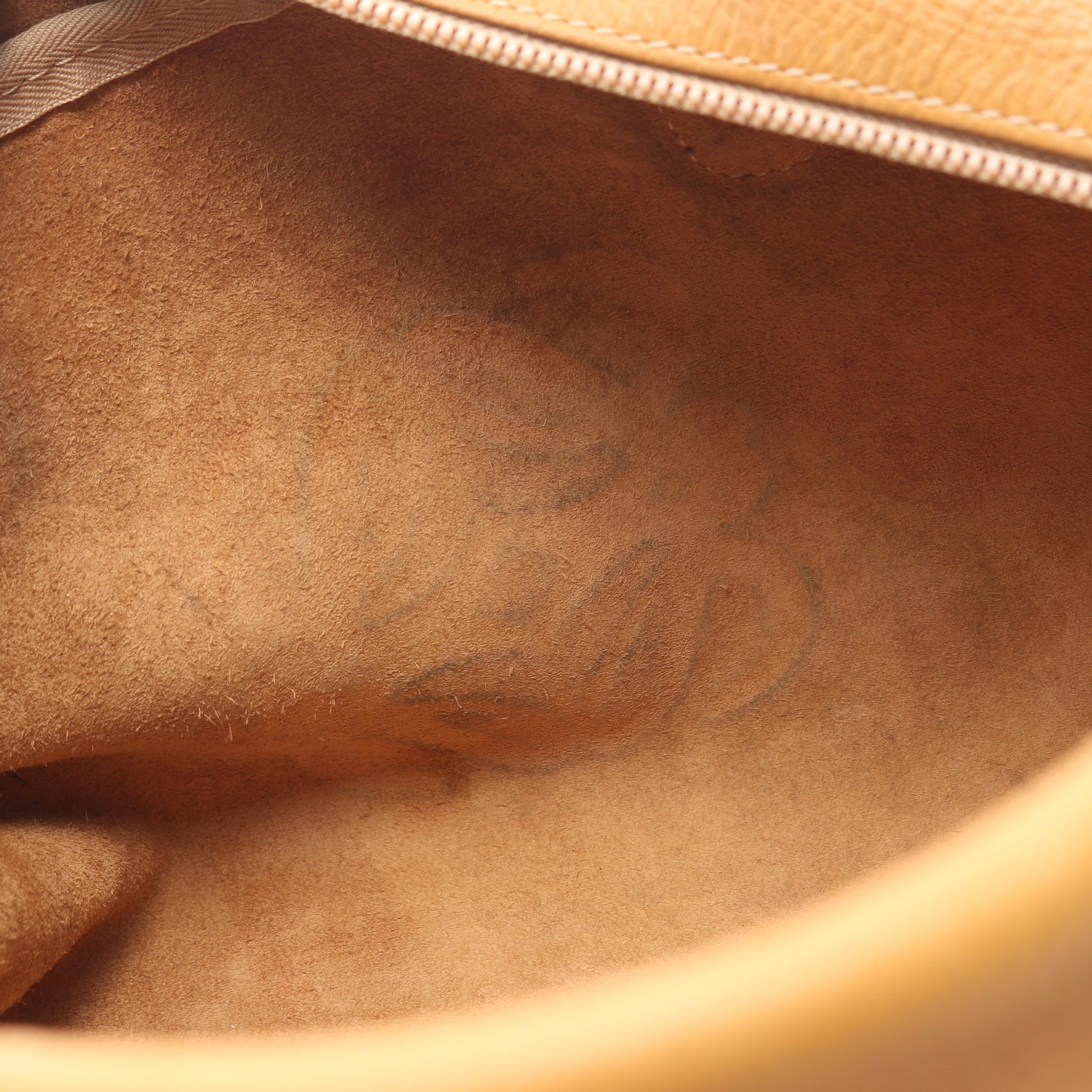 アナグラム ハンドバッグ ミニボストンバッグ レザー イエローブラウン ロエベ バッグ LOEWE