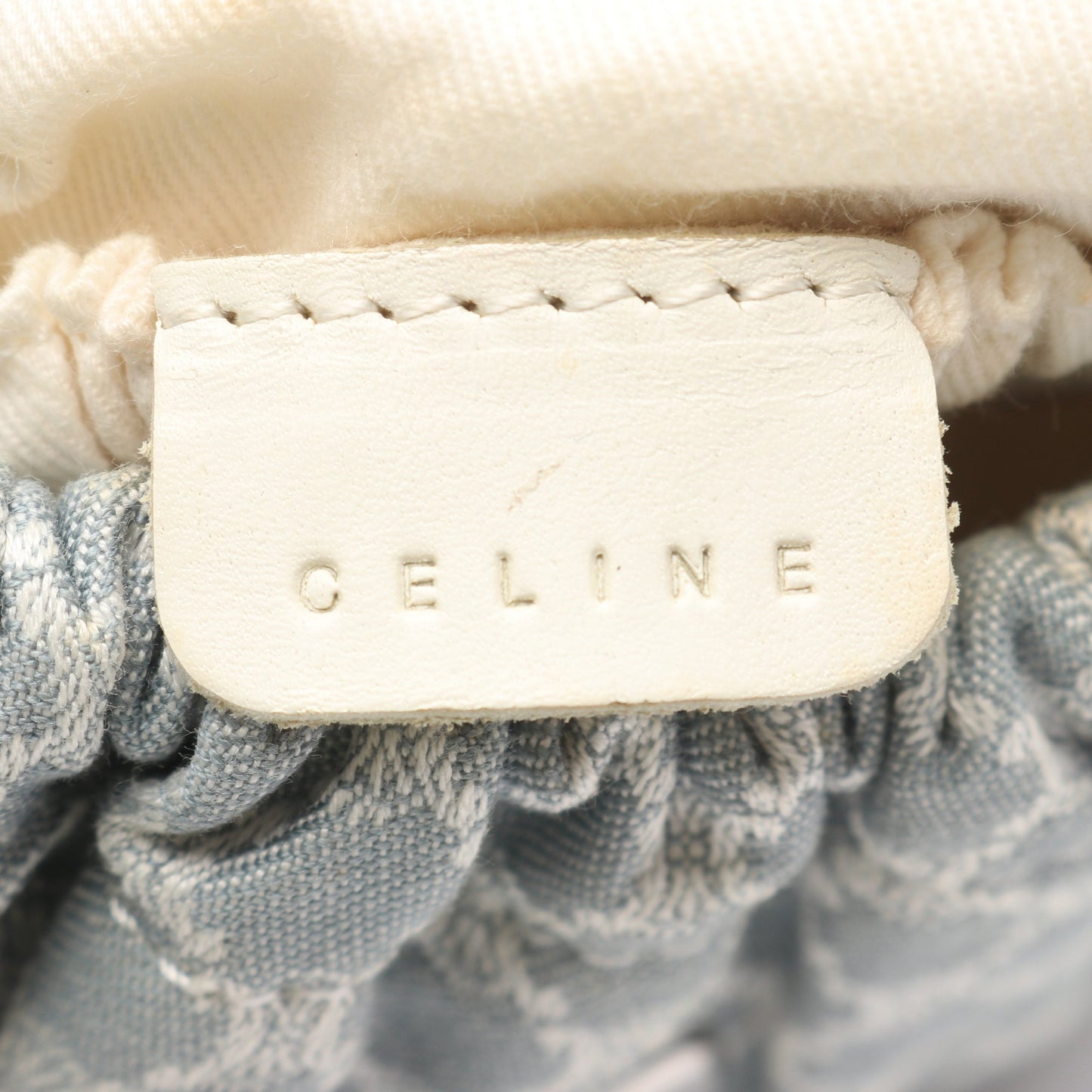 マカダム キッズ バックパック リュックサック キャンバス ブルーグレー ホワイト セリーヌ バッグ CELINE