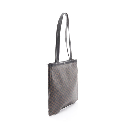 マカダム ショルダーバッグ トートバッグ PVC レザー ブラック ブラウン セリーヌ バッグ CELINE