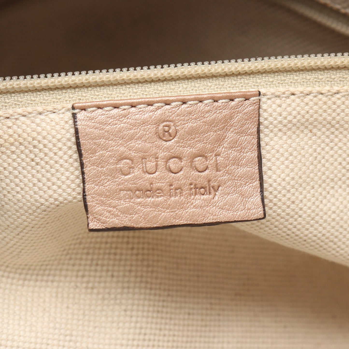 スーキー ハンドバッグ レザー ライトベージュ グッチ バッグ GUCCI