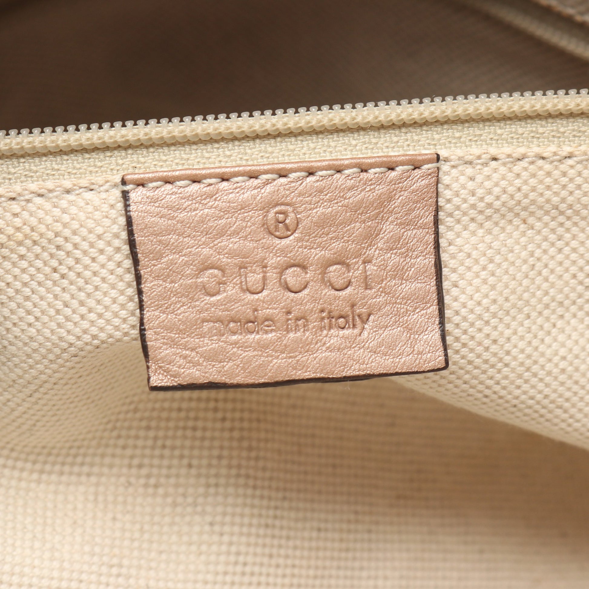 スーキー ハンドバッグ レザー ライトベージュ グッチ バッグ GUCCI