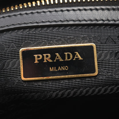 ハンドバッグ ナイロン レザー ブラック プラダ バッグ PRADA