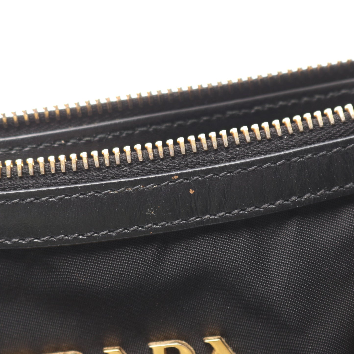 ハンドバッグ ナイロン レザー ブラック プラダ バッグ PRADA