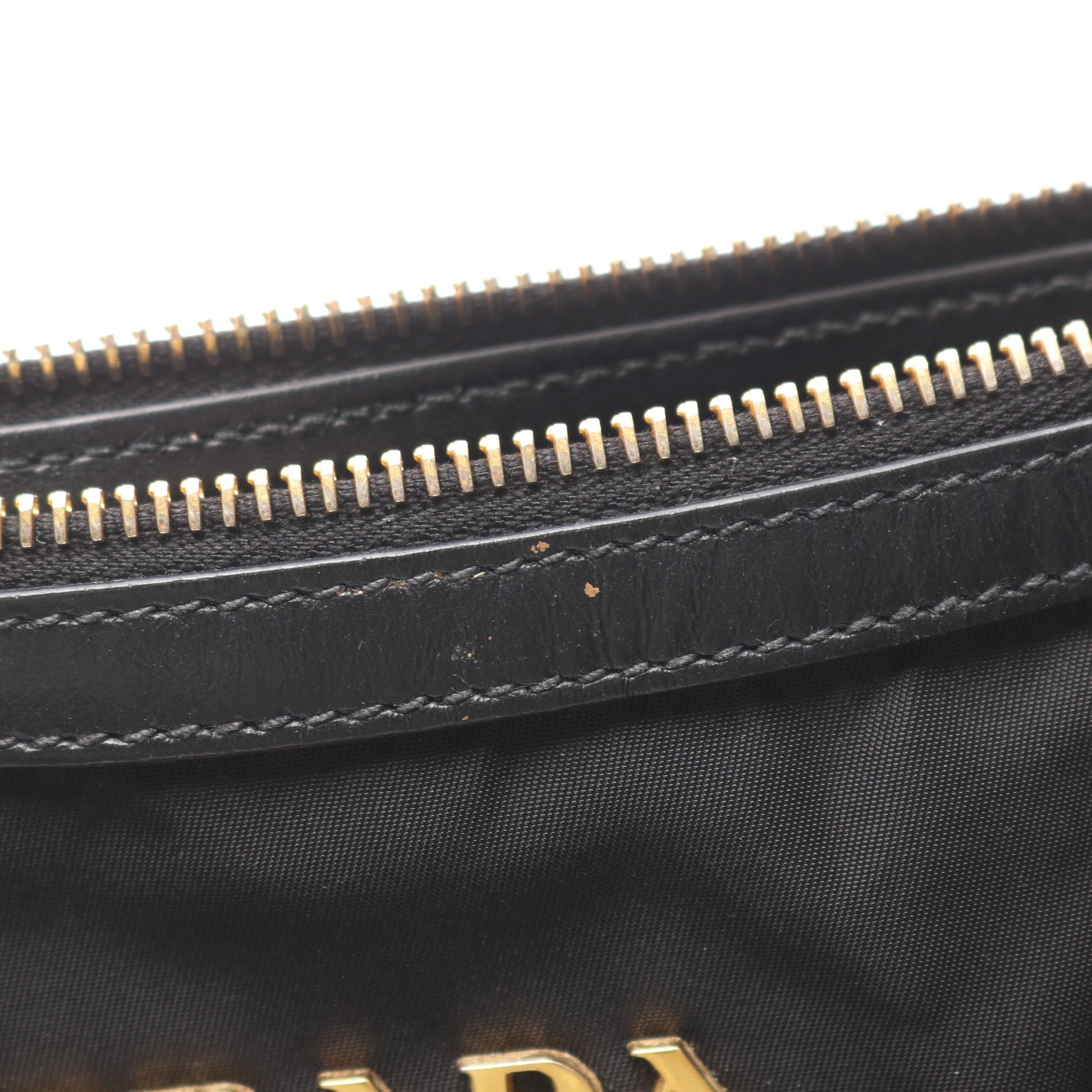 ハンドバッグ ナイロン レザー ブラック プラダ バッグ PRADA