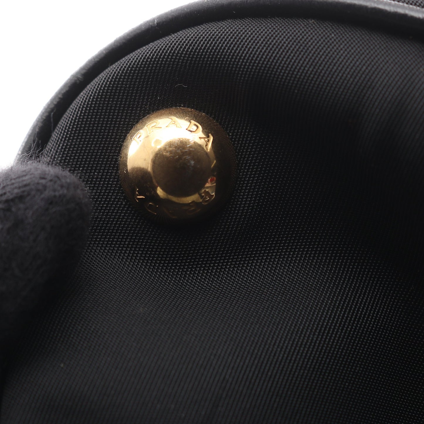 ハンドバッグ ナイロン レザー ブラック プラダ バッグ PRADA