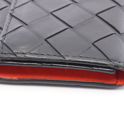 イントレチャート 6連 キーケース レザー ブラック オレンジ ボッテガヴェネタ 財布・小物 BOTTEGA VENETA