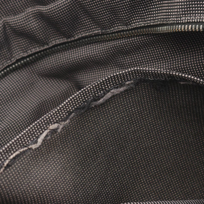 エールラインMM ハンドバッグ トートバッグ ナイロンキャンバス ダークグレー シルバー金具 エルメス バッグ HERMES