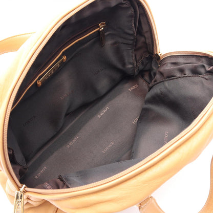 アナグラム ハンドバッグ ハンドバッグ レザー ベージュ ロエベ バッグ LOEWE