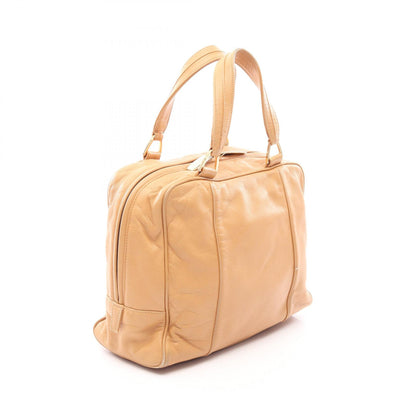 アナグラム ハンドバッグ ハンドバッグ レザー ベージュ ロエベ バッグ LOEWE