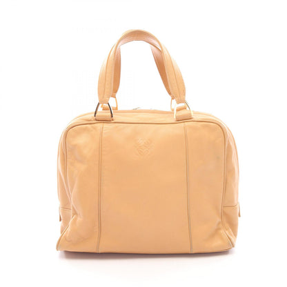 アナグラム ハンドバッグ ハンドバッグ レザー ベージュ ロエベ バッグ LOEWE