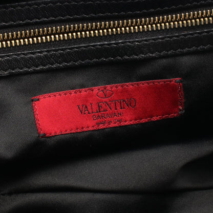 ショルダーバッグ ナイロン レザー ブラック ヴァレンティノ バッグ VALENTINO