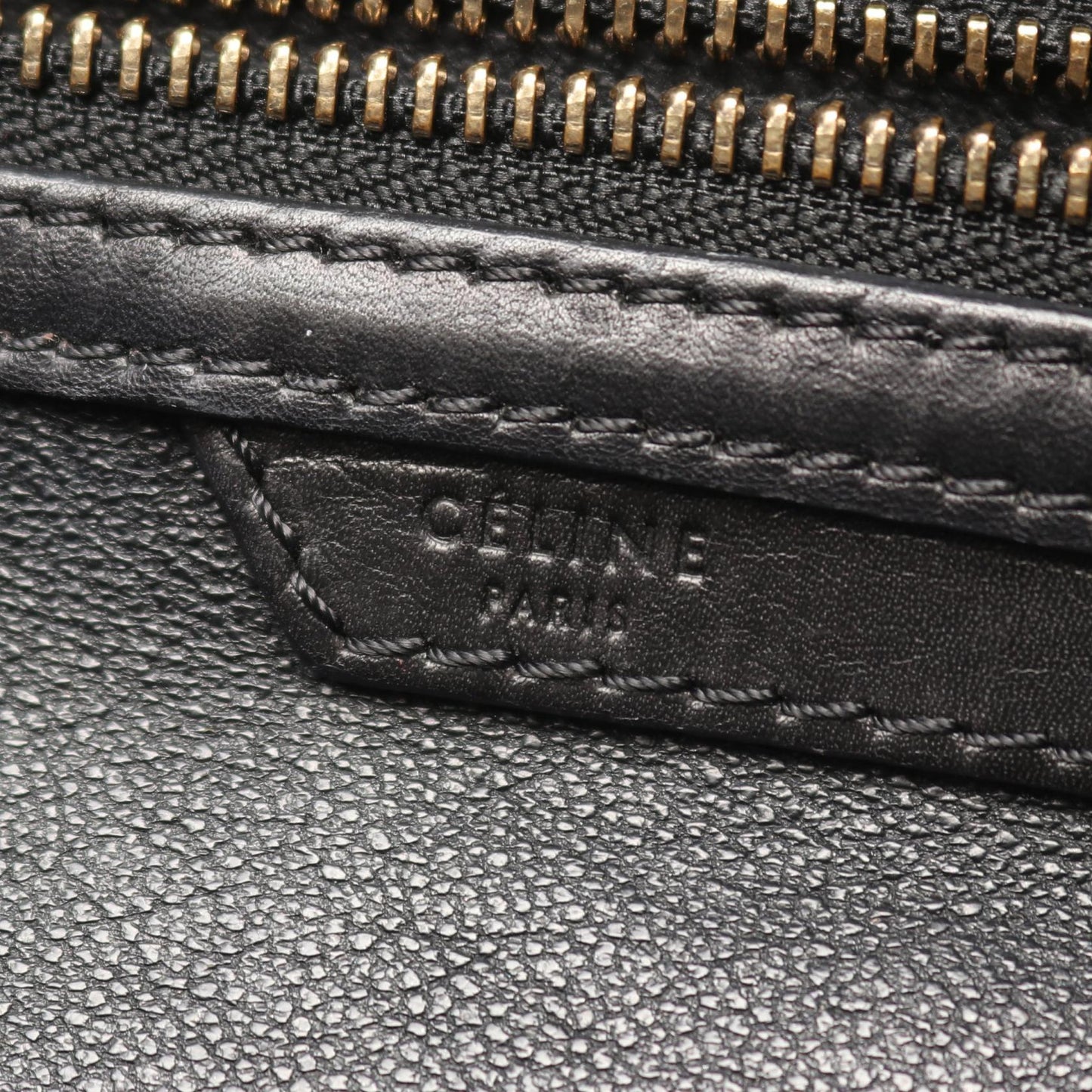 ラゲージ ミニ ショッパー ハンドバッグ キャンバス レザー ベージュ ブラック ネイビー セリーヌ バッグ CELINE