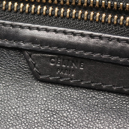ラゲージ ミニ ショッパー ハンドバッグ キャンバス レザー ベージュ ブラック ネイビー セリーヌ バッグ CELINE