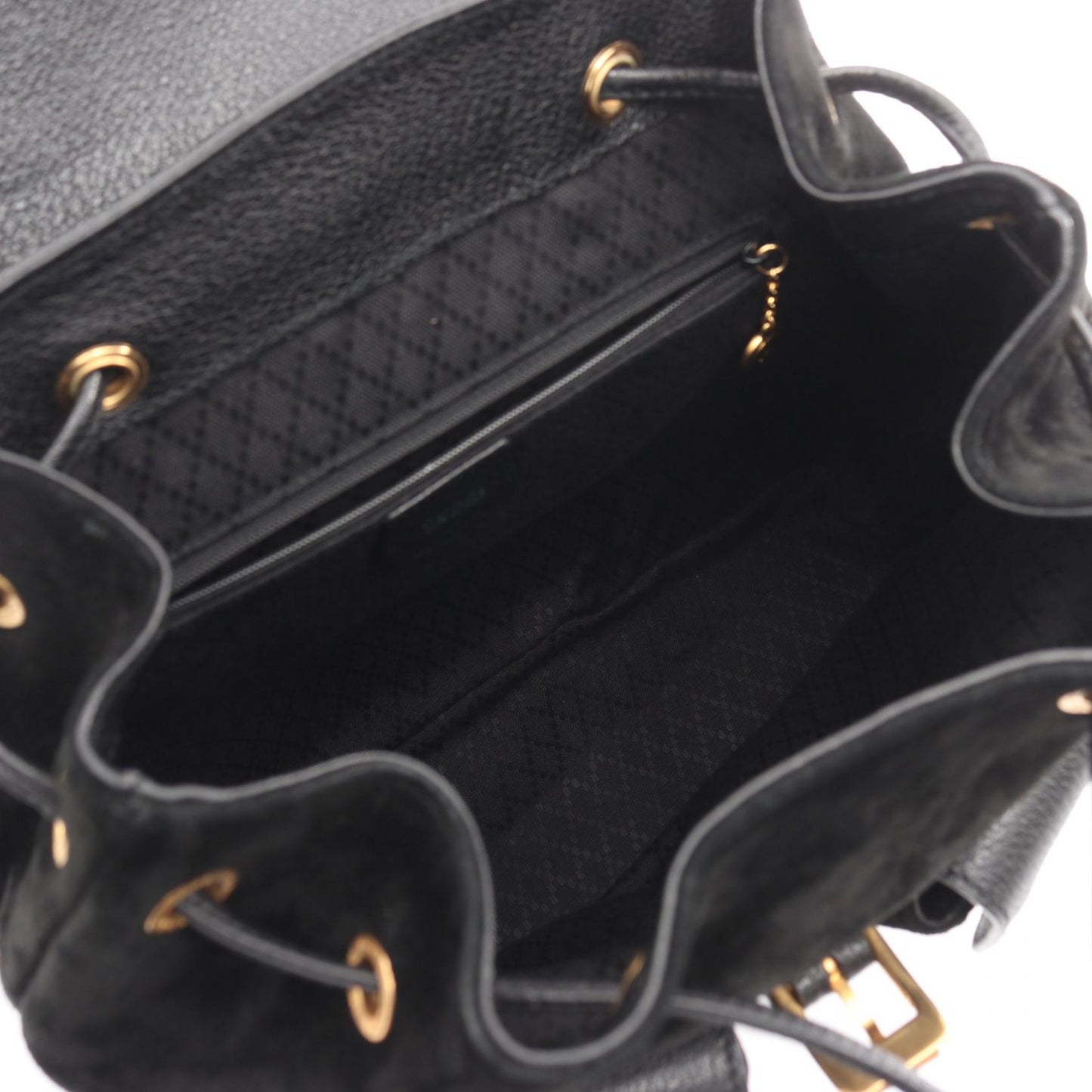 バンブー バックパック リュックサック スエード レザー ブラック グッチ バッグ GUCCI