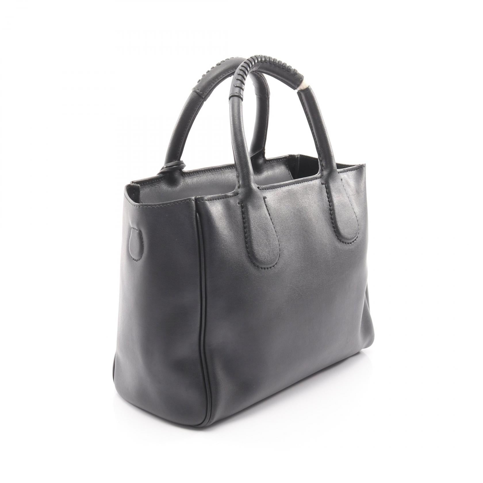 ノリータ ハンドバッグ レザー ブラック サルヴァトーレフェラガモ バッグ Salvatore Ferragamo