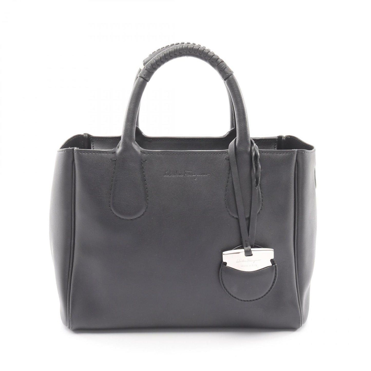 ノリータ ハンドバッグ レザー ブラック サルヴァトーレフェラガモ バッグ Salvatore Ferragamo