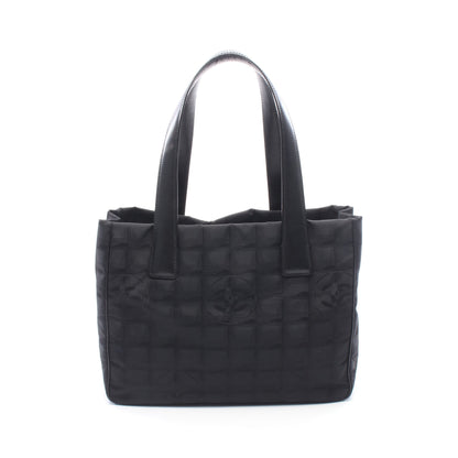 ニュートラベルラインPM ハンドバッグ トートバッグ ナイロンキャンバス レザー ブラック ゴールド金具 シャネル バッグ CHANEL