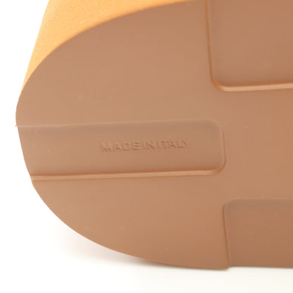 エニド Hディアマンバックル サンダル レザー ライトブラウン エルメス シューズ HERMES
