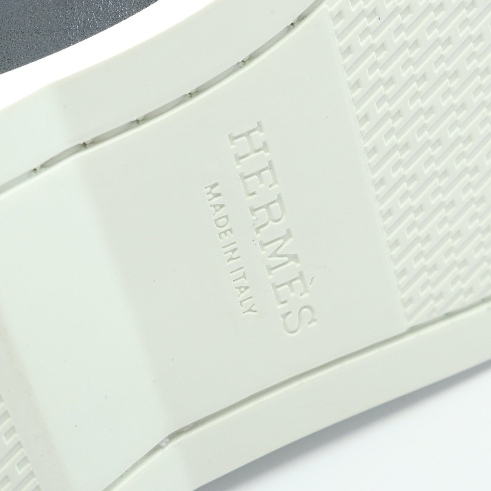 デッキシューズ カジュアルシューズ レザー ネイビー エルメス シューズ HERMES