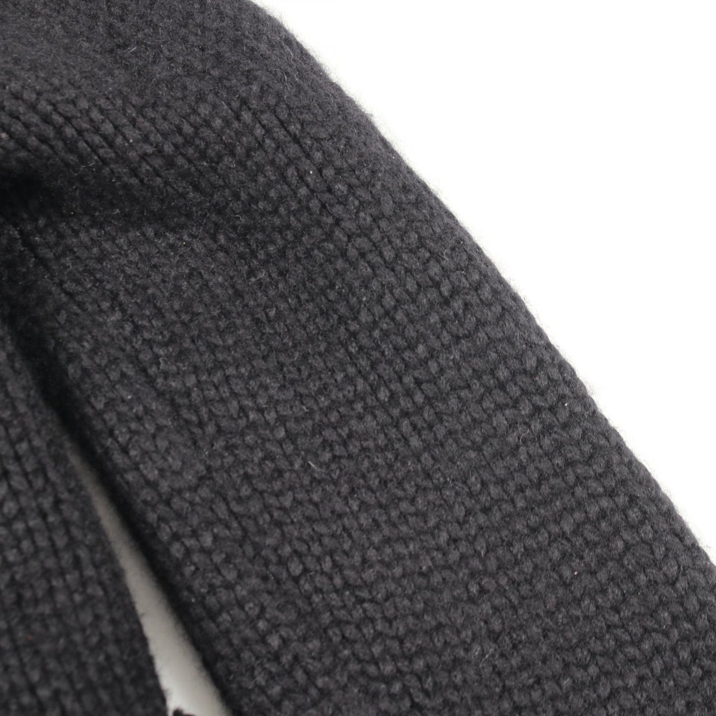 ジップアップ ニット コート カシミヤ ブラック シャネル アウター CHANEL