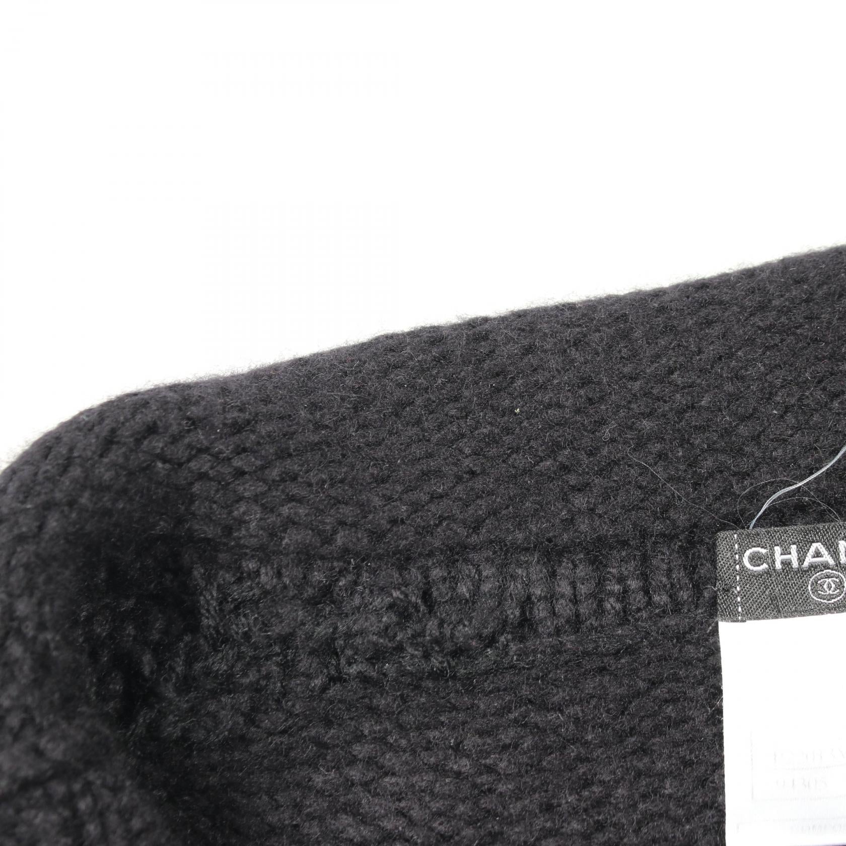 ジップアップ ニット コート カシミヤ ブラック シャネル – RECLO