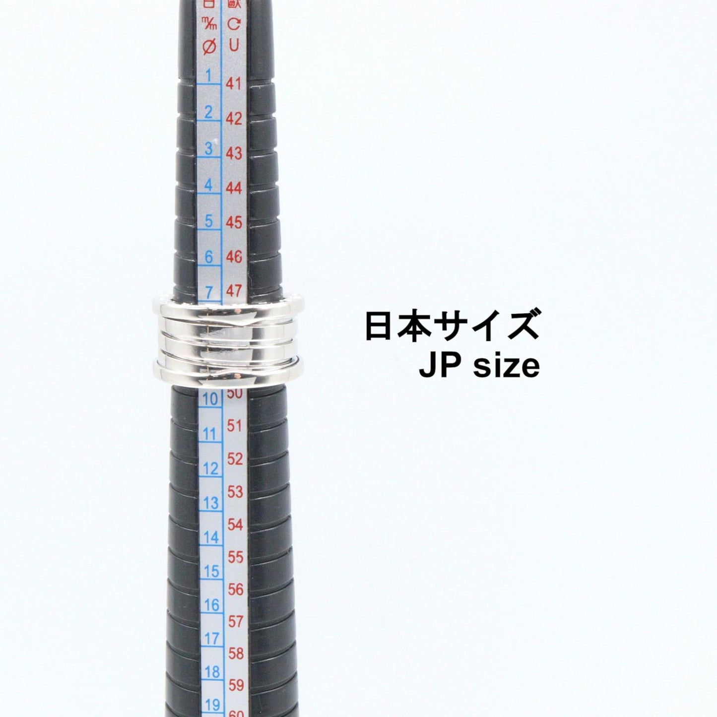B-zero1 ビーゼロワン リング 4バンド リング 指輪 K18WG ホワイトゴールド ブルガリ アクセサリー BVLGARI