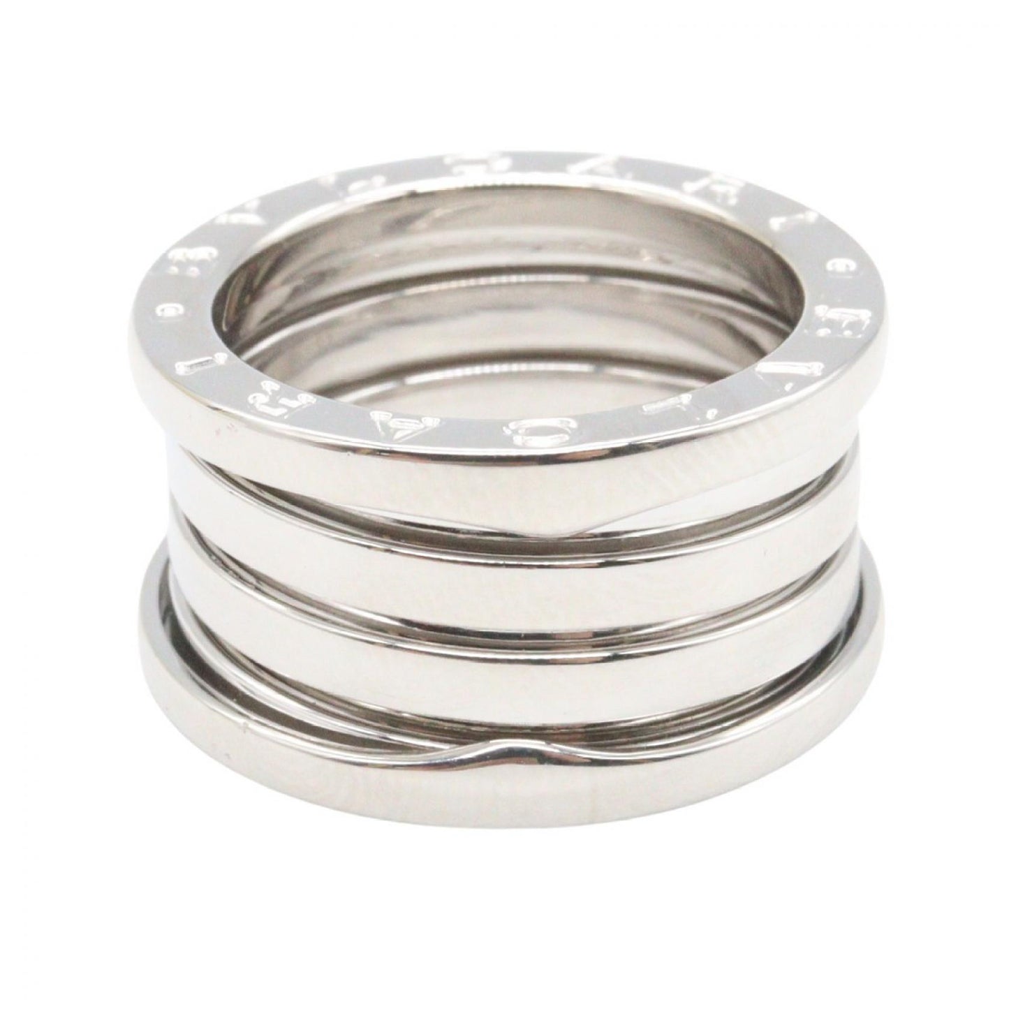 B-zero1 ビーゼロワン リング 4バンド リング 指輪 K18WG ホワイトゴールド ブルガリ アクセサリー BVLGARI