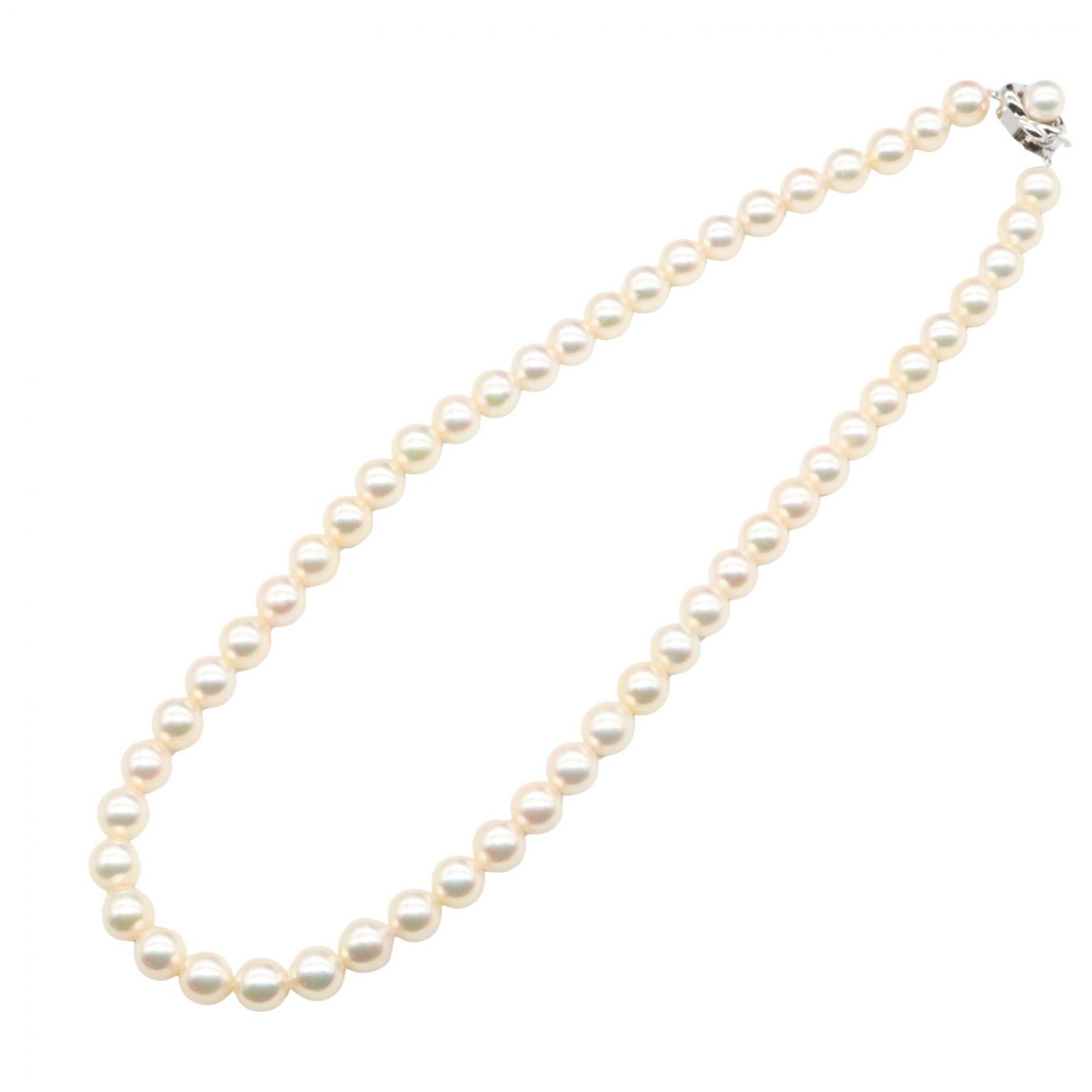アコヤパール ネックレス ネックレス SV925 パール シルバー ホワイト タサキ アクセサリー TASAKI
