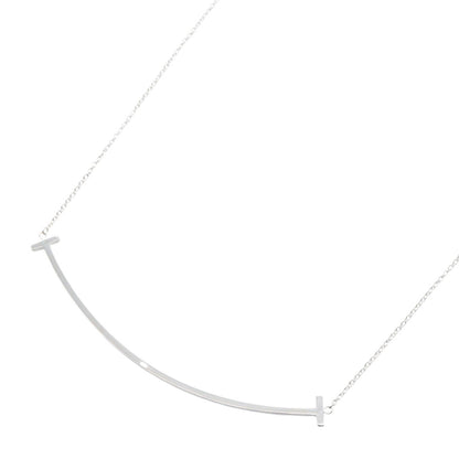 Tスマイルラージ ネックレス ネックレス K18WG ホワイトゴールド ティファニー アクセサリー TIFFANY & Co.