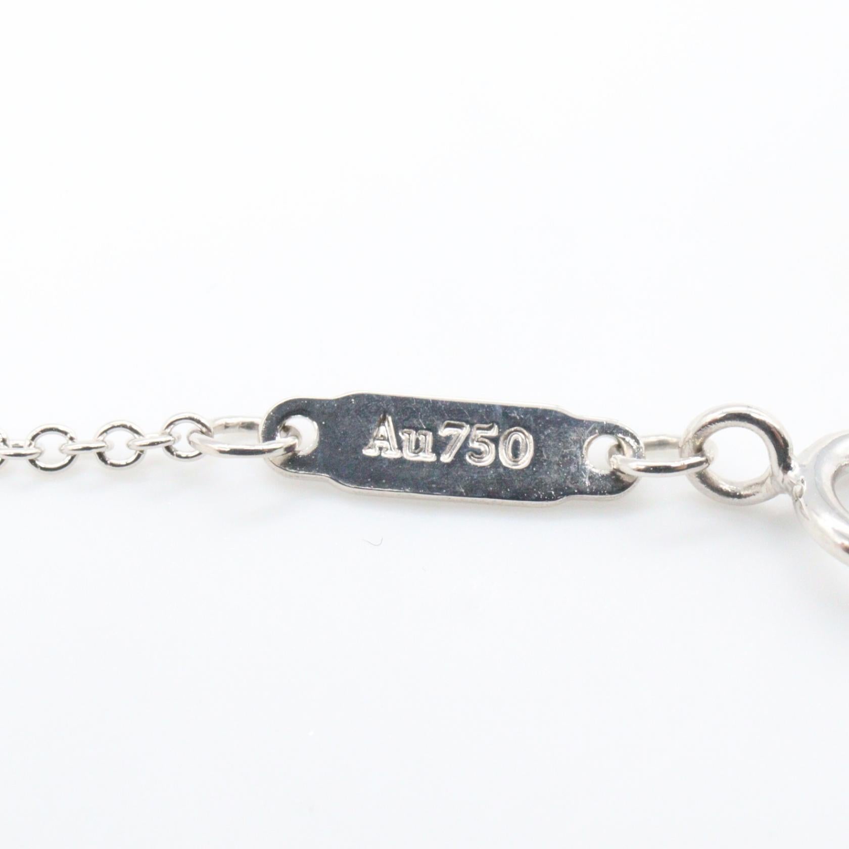 Tスマイルラージ ネックレス ネックレス K18WG ホワイトゴールド ティファニー アクセサリー TIFFANY & Co.